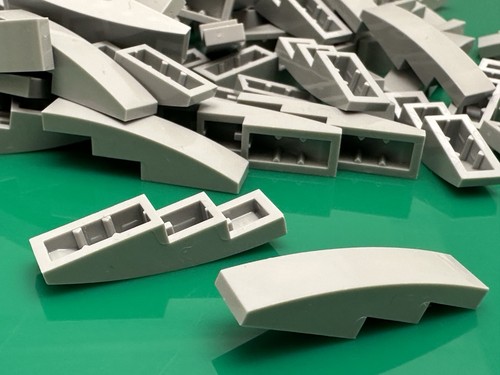 Lego piste 1x4 gebogen aus - piste,