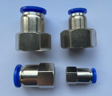 Pneumatik Steckverbinder Steckverschraubung Innen Druckluft wie IQS/Festo 4-12mm
