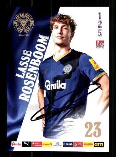 Lasse rosenboom autogrammkarte - lasse,
