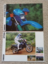 2x Prospekte Yamaha XT 350 & XT 600/ XT 600E - guter gebrauchter Zustand