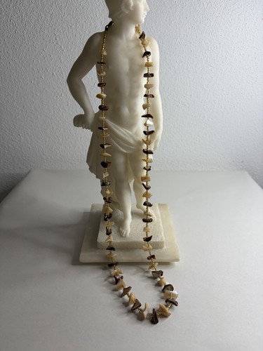 Vintage perlmutt halskette - vintage,