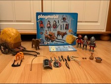 PLAYMOBIL Knights 6005 Tarnkutsche der Falkenritter im original Karton komplett.