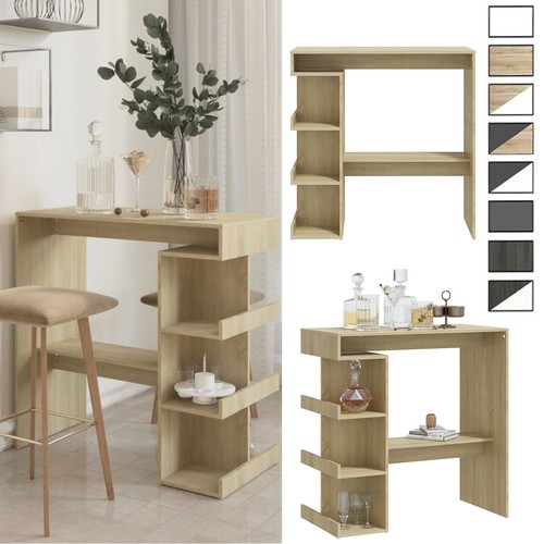 Bartisch mit regal - mit,