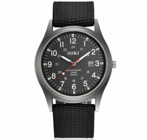 Luxus militär silber herren - silber,