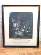 Antike Gravur Das Innere eines