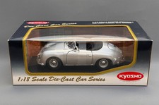 Kyosho Porsche 356A 1600 Speedster silber Maßstab 1:18 Modell