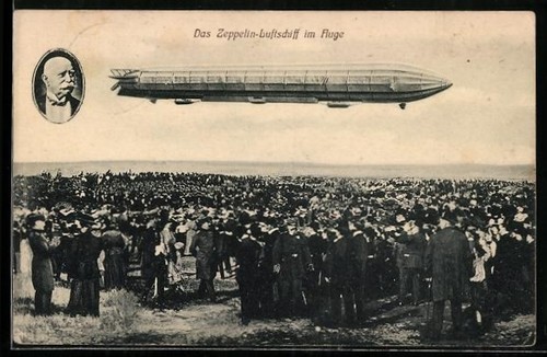 Das zeppelin luftschiff - zeppelin-luftschiff, im