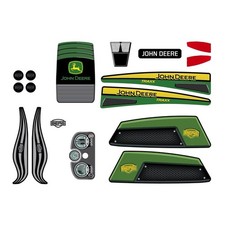 BERG Ersatzteile Aufkleber Sticker set John Deere 51.15.00.50