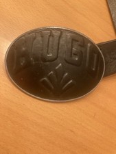 Gürtel Hugo Boss Leder dunkelbraun 85 cm