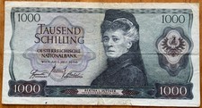 banknoten österreich 1000