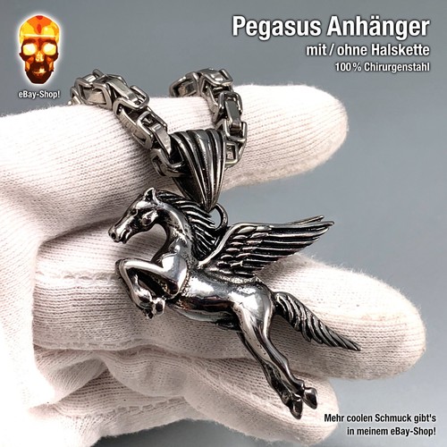 Pegasus anhänger edelstahl - anhänger,