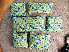 Kinder Kissen Elefant, 6 Stück + Ersatz Kissenbezüge Pirat, 7 Stück