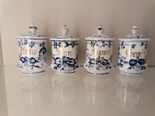 4 Vorratsdose Zwiebelmuster