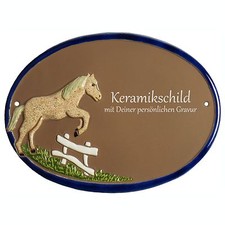Keramik Schild 23,5 x 17,0 cm