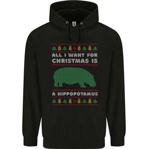 Nilpferd weihnachten lustig - nilpferd,