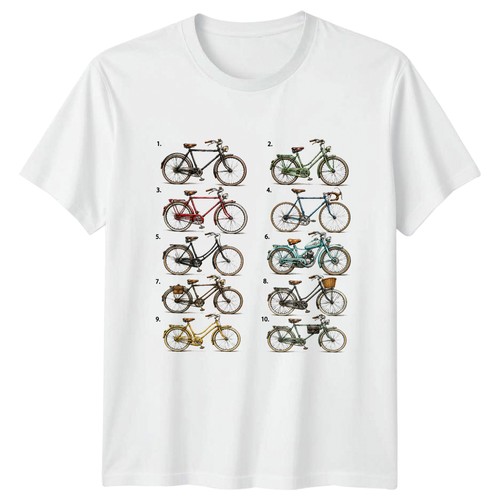 Vintage fahrräder shirt - vintage, t-shirt