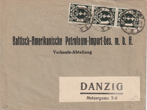 Danzig firmenbrief - danzig:,