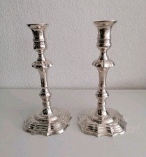 Kerzenhalter-Leuchter Mettal versilbert 