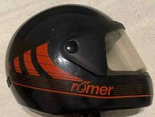 Hochwertiger Römer Motorradhelm - Integralhelm mit integriertem Visier - XXS-XXL
