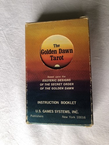 Golden dawn tarot deck von - tarot,