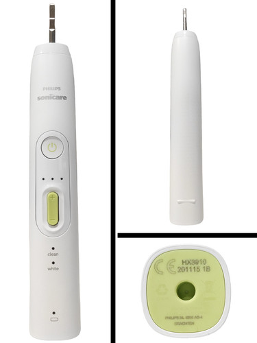 White toothbrush handle hx8910 - white,