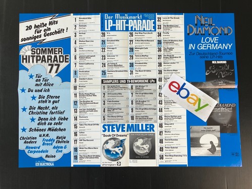 Musikmarkt charts plakat - charts,