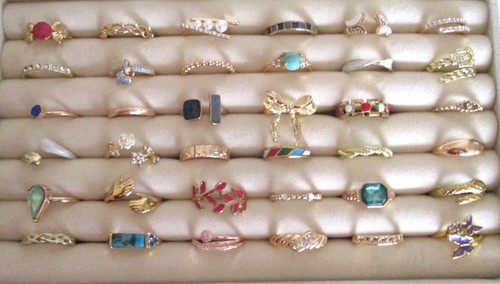 Konvolut modeschmuck ringe - modeschmuck, 36