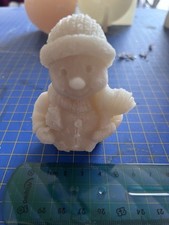 3D DIY Silikon Weihnachten Schneemann Kerzengießform Kerze Gießformen