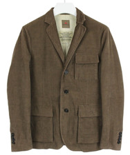 Peuterey Ash Sup Blazer Herren (It) 50 Kord Knopf Kragen Einreihig