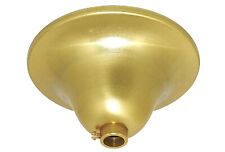 Baldachin Messing Lampen- Leuchten 44x89 roh Stellring Rohr Ø 10mm Vintage Retro