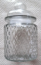 Bonbon-glas mit Deckel Candy-Bar Bonboniere vintage ca.13 cm groß Süßigkeiten-Gl