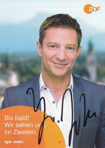 Autogrammkarte igor jeftic - autogrammkarte,