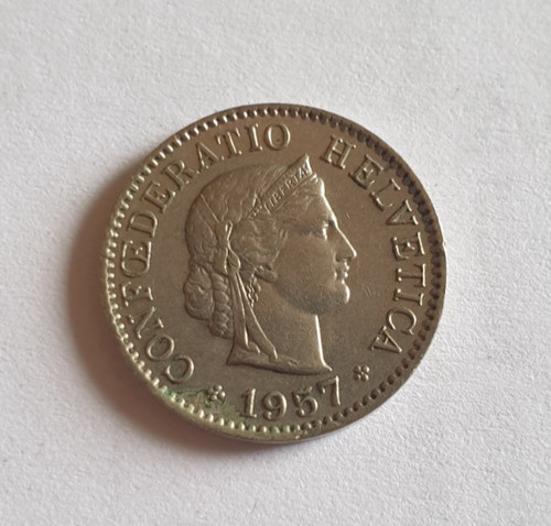 1957 schweizer franken chf - 1957,