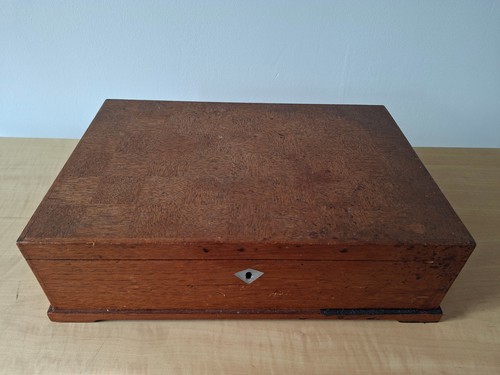 Alte schatulle holz holzkiste - alte,
