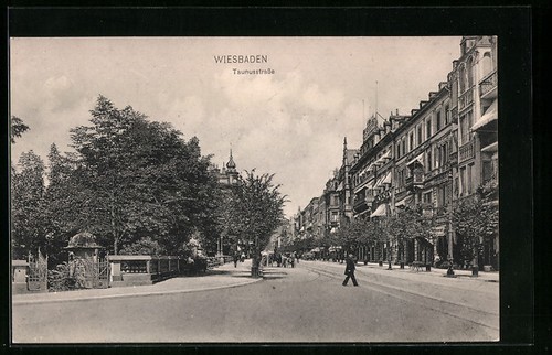 Ansichtskarte wiesbaden - ansichtskarte,