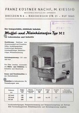 Küstner Muffel- Kleinhärteofen M2 M3 Kleinveraschungsofen VO1 Tiegelofen M4