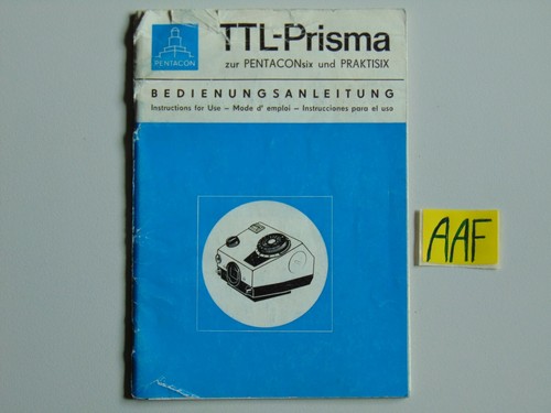 Pentacon ttl prisma - ttl, zur