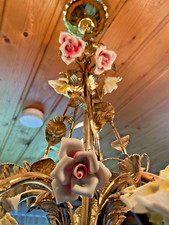 Exklusiver Florentiner Kronleuchter - Unikat - Handgefertigt - 5-flammig