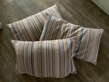 Kissenhüllen - Wohnzimmer  - 3 Stück - mehrfarbig gestreift - 40 x 50 cm - Top
