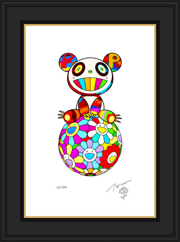 Takashi murakami atop ball - murakami,,