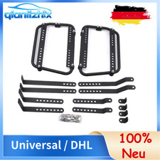 Satteltaschenhalter Satteltaschen Motorrad Halterungen Support Schwarz Universal