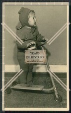 Foto AK 2x Essen Steele Ruhr Kinder Mädchen Jungs mit Tretroller Dreirad 1930