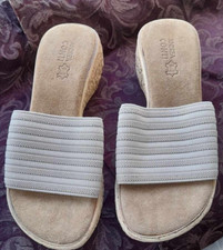 Pantolette Plateau  von Andrea Conti  Gr. 36, Kork - Absatz ca 7cm