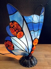 Schmetterling Bernsteinlampe Tischlampe Edelstein Lampe Bernstein Tiffany Deko