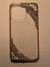 Schutz Hülle Cover - iPhone 13 Pro Handy - Swarovski Crystals Steine - Glitzer