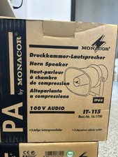 Monaco IT 115 Druckkammer Lautsprecher 100V Technik