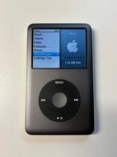 Apple iPod classic 6. 7. Generation 6g 7g schwarz grau (120GB) 128GB Flash A1238