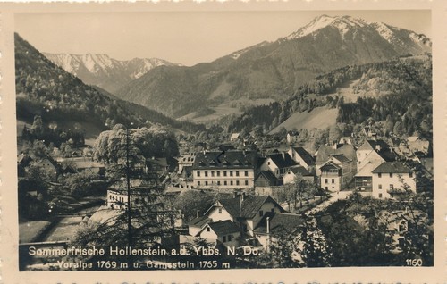 Aus hollenstein der ybbs - ak, an