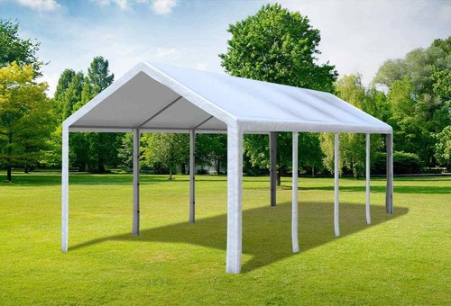 Partyzelt 3x8 weiss - weiss, pe