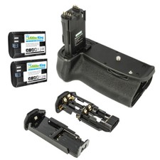 Batteriegriff BG-E13 + 2 Akku-King LP-E6 Akkus kompatibel zu Canon EOS 6D